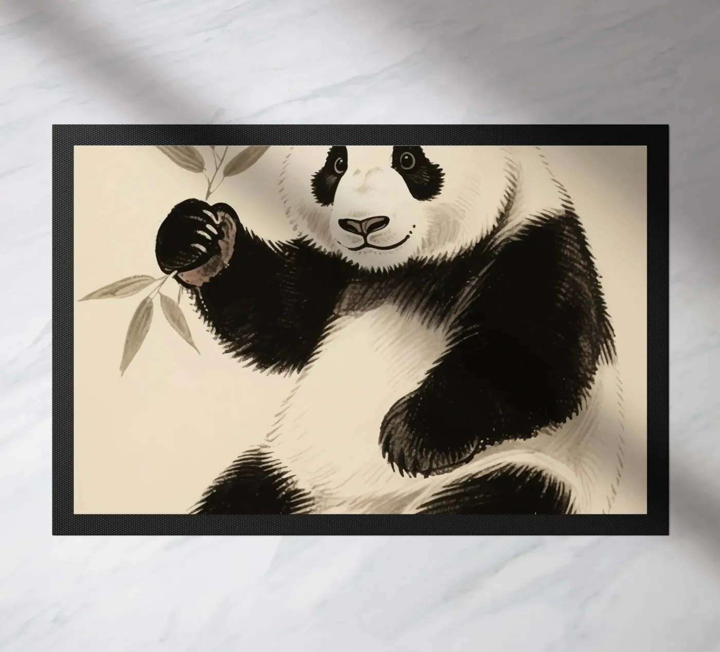 Panda Fußmatte von knowledge