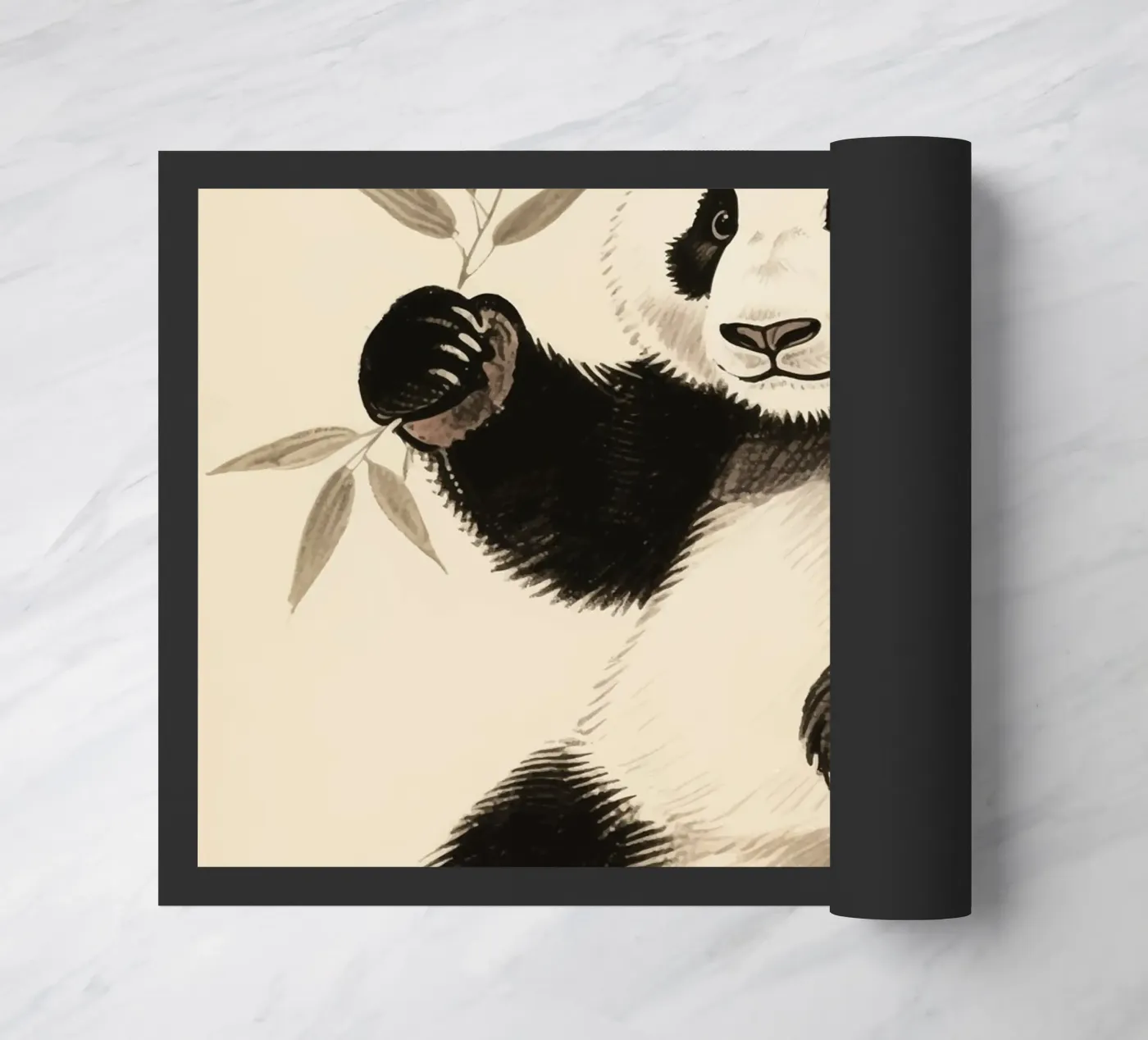 Panda Fußmatte von knowledge