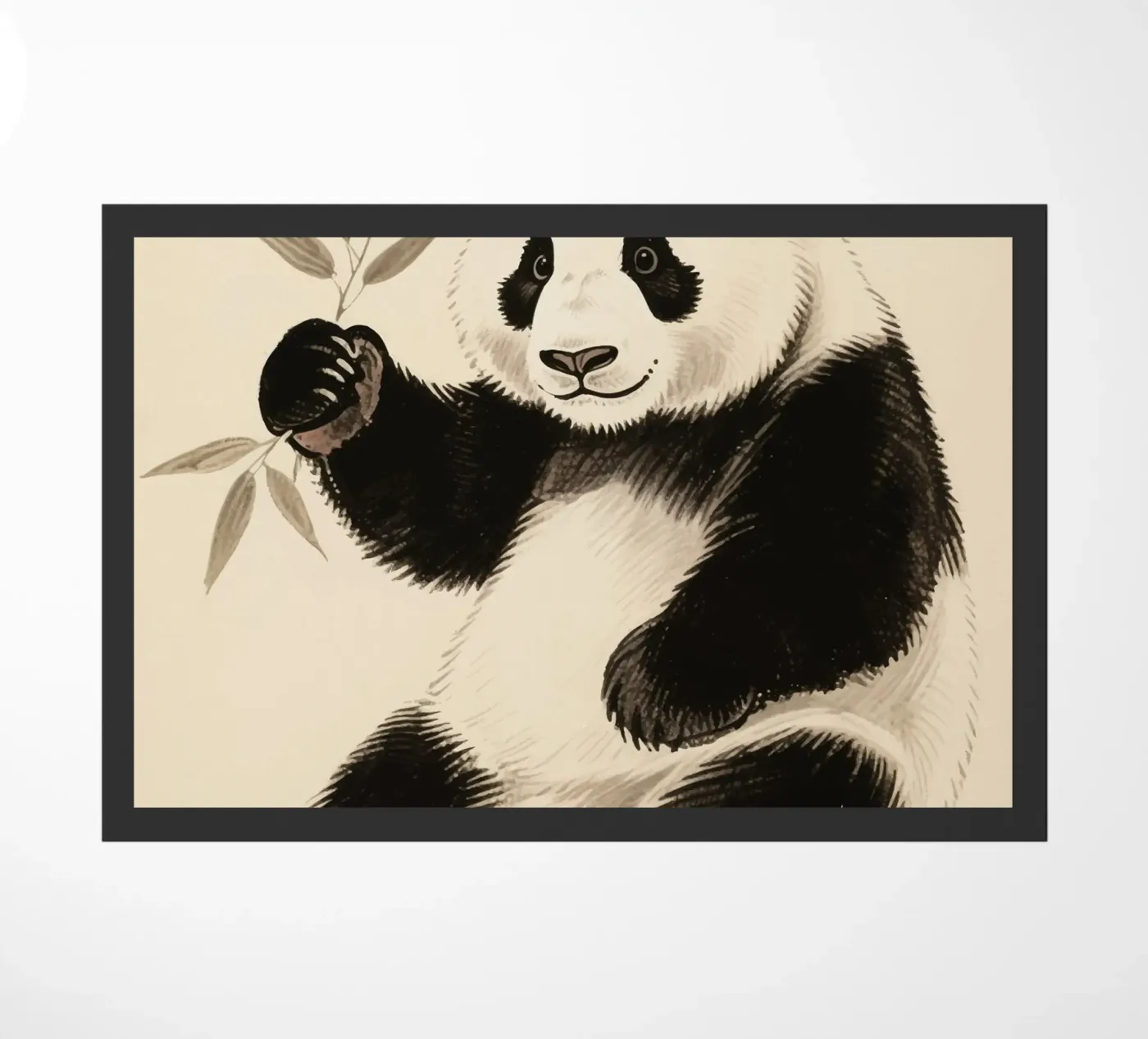 Panda Fußmatte von knowledge