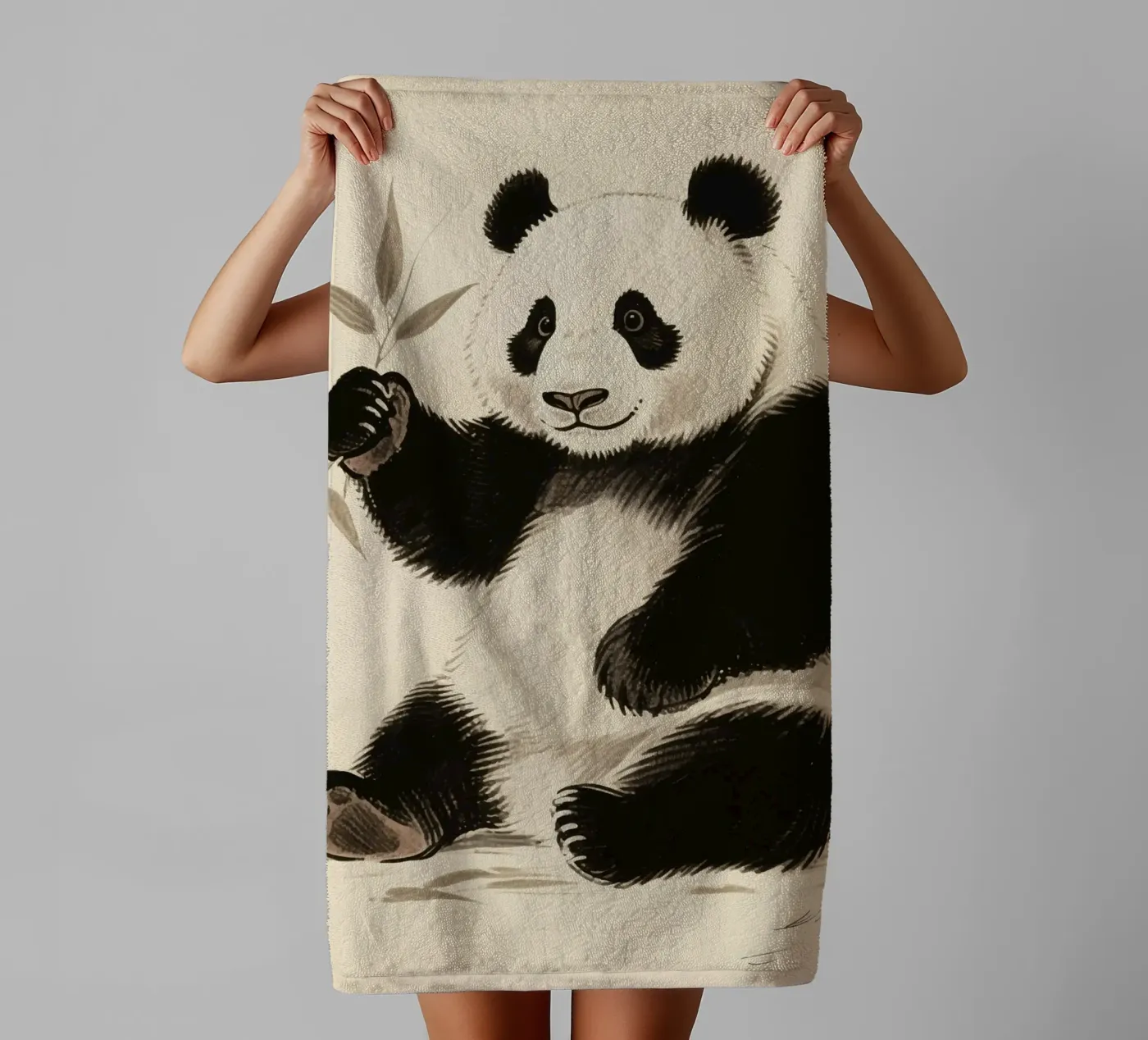 Panda badhanddoek van knowledge