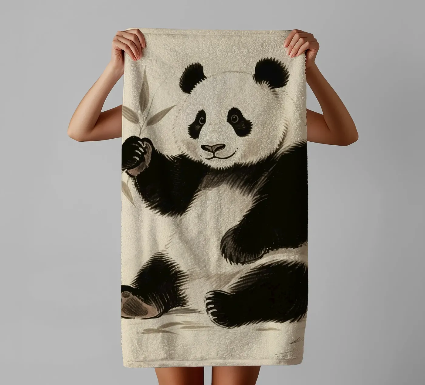 Panda badhanddoek van knowledge