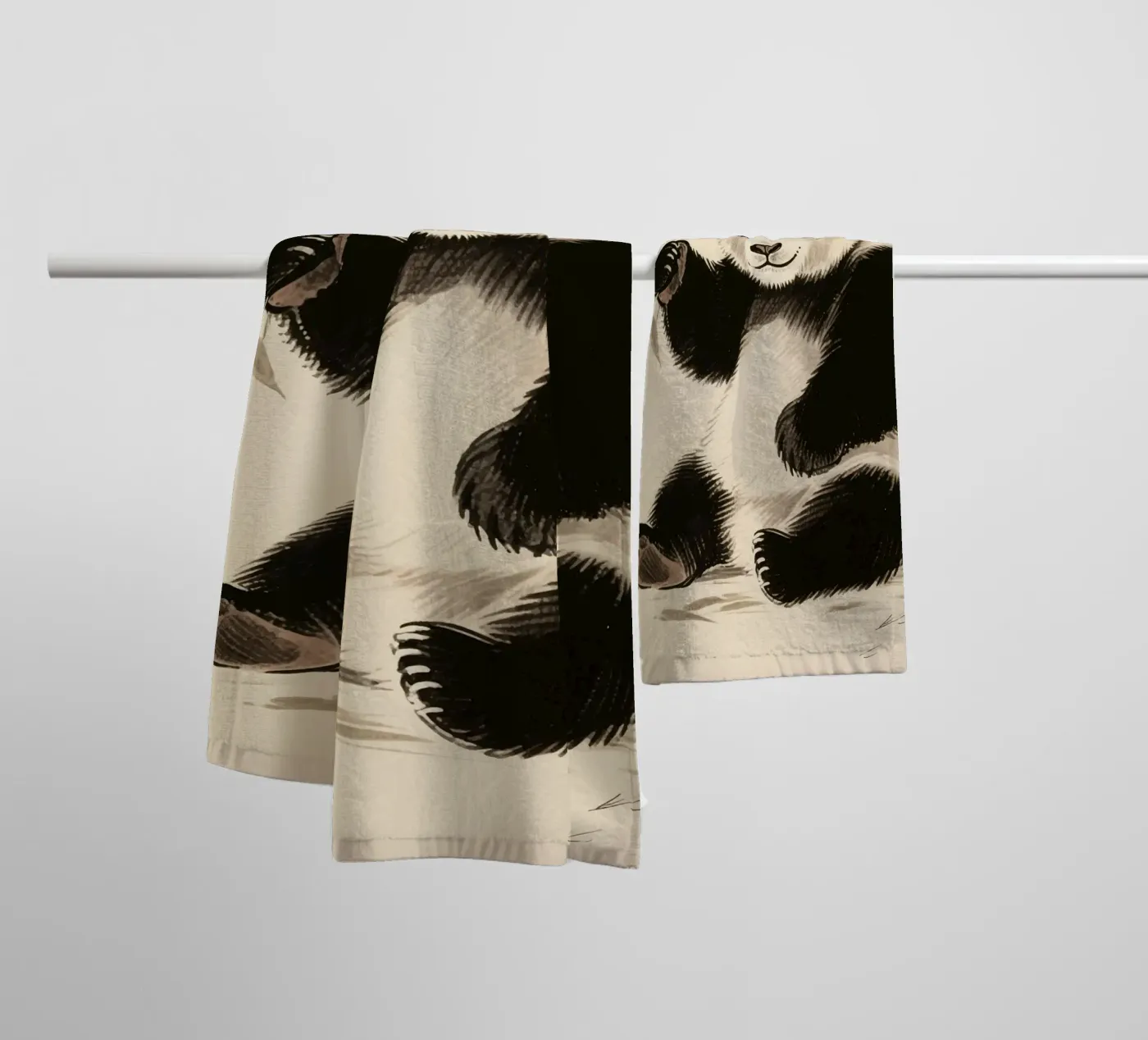 Panda badhanddoek van knowledge