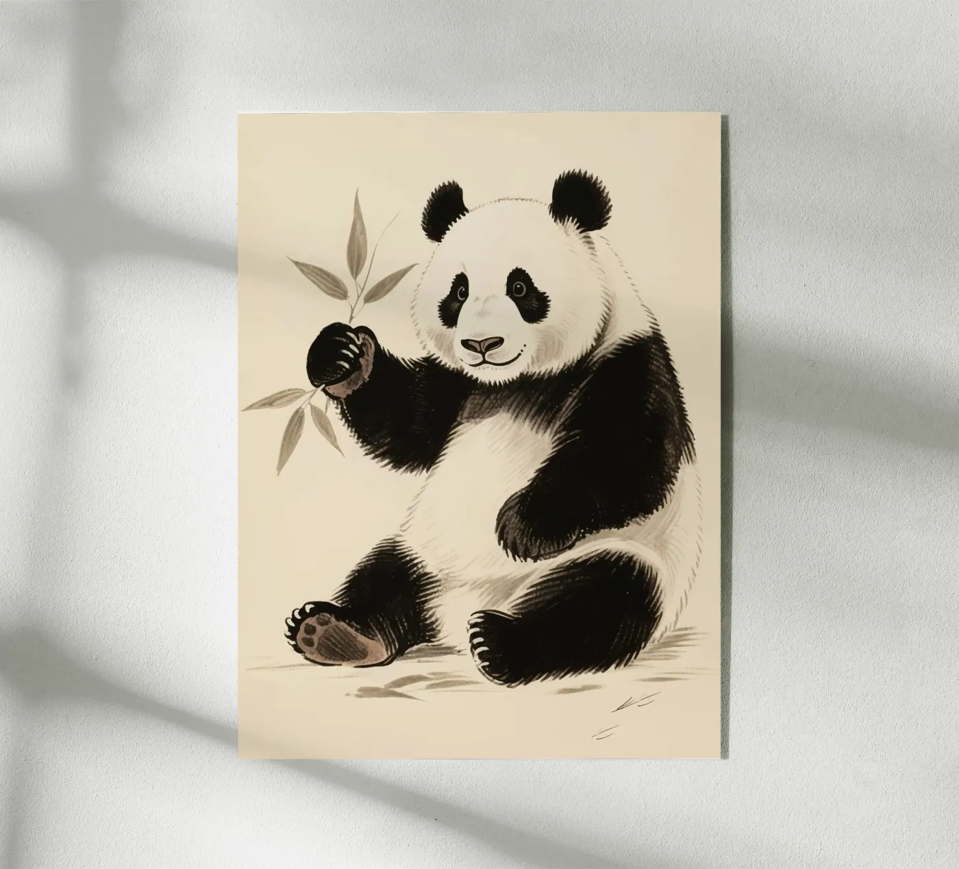 Panda acryl van knowledge