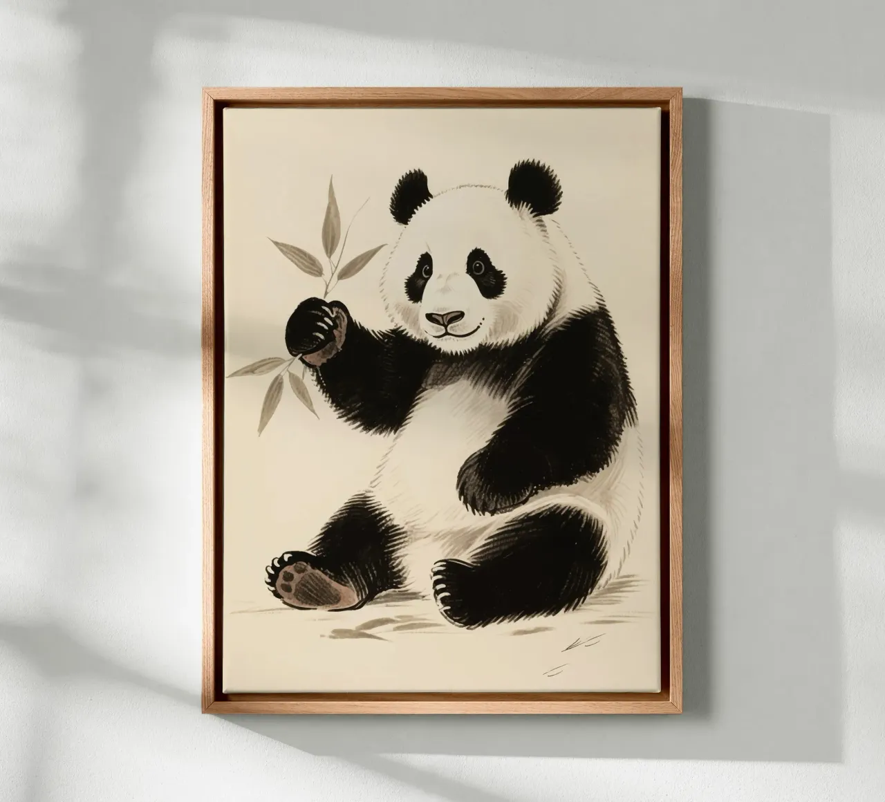 Panda canvas met Baklijst van knowledge