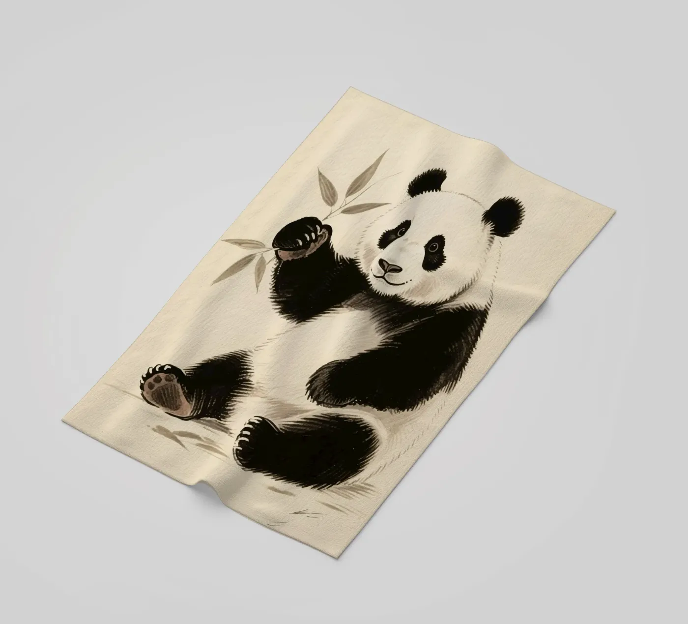 Panda serviette de plage de knowledge