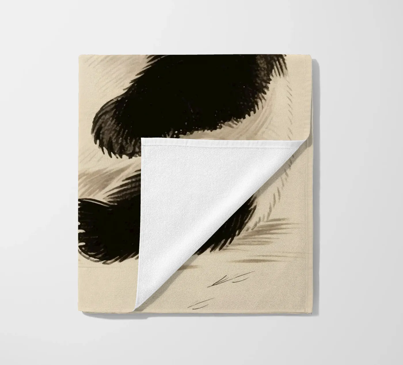 Panda beach towel by knowledge