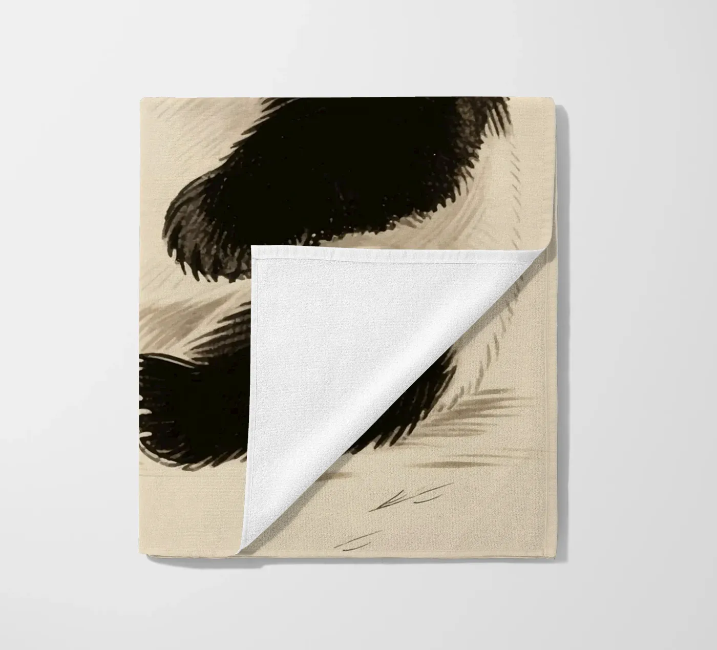 Panda serviette de plage de knowledge