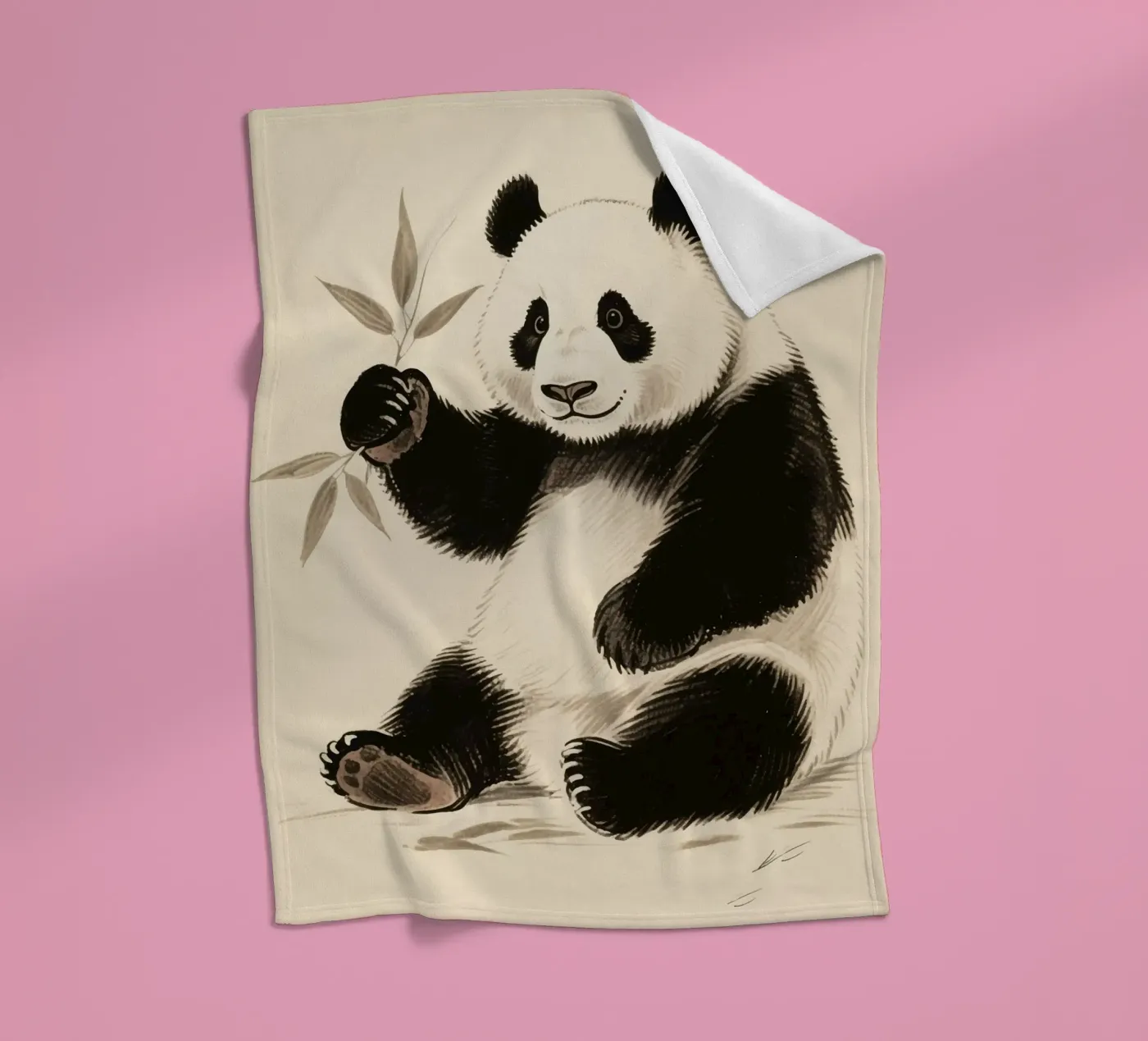 Panda coperta in pile da knowledge
