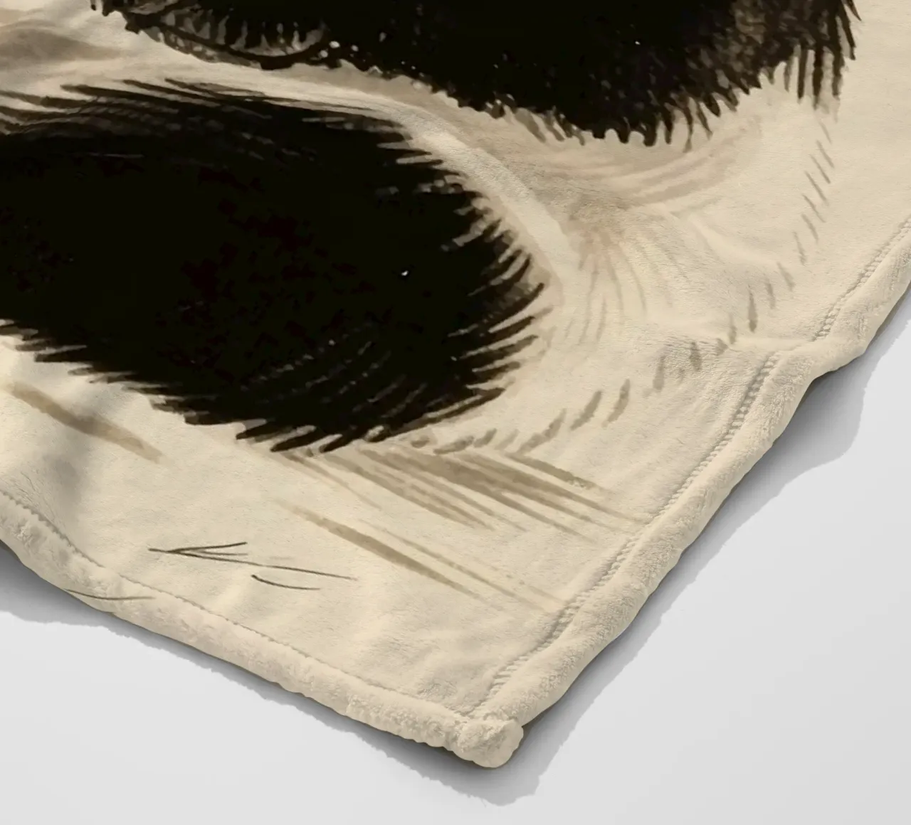 Panda Fleecedecke von knowledge