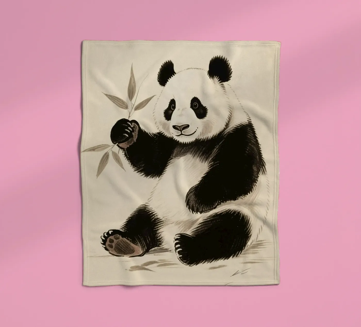 Panda coperta in pile da knowledge