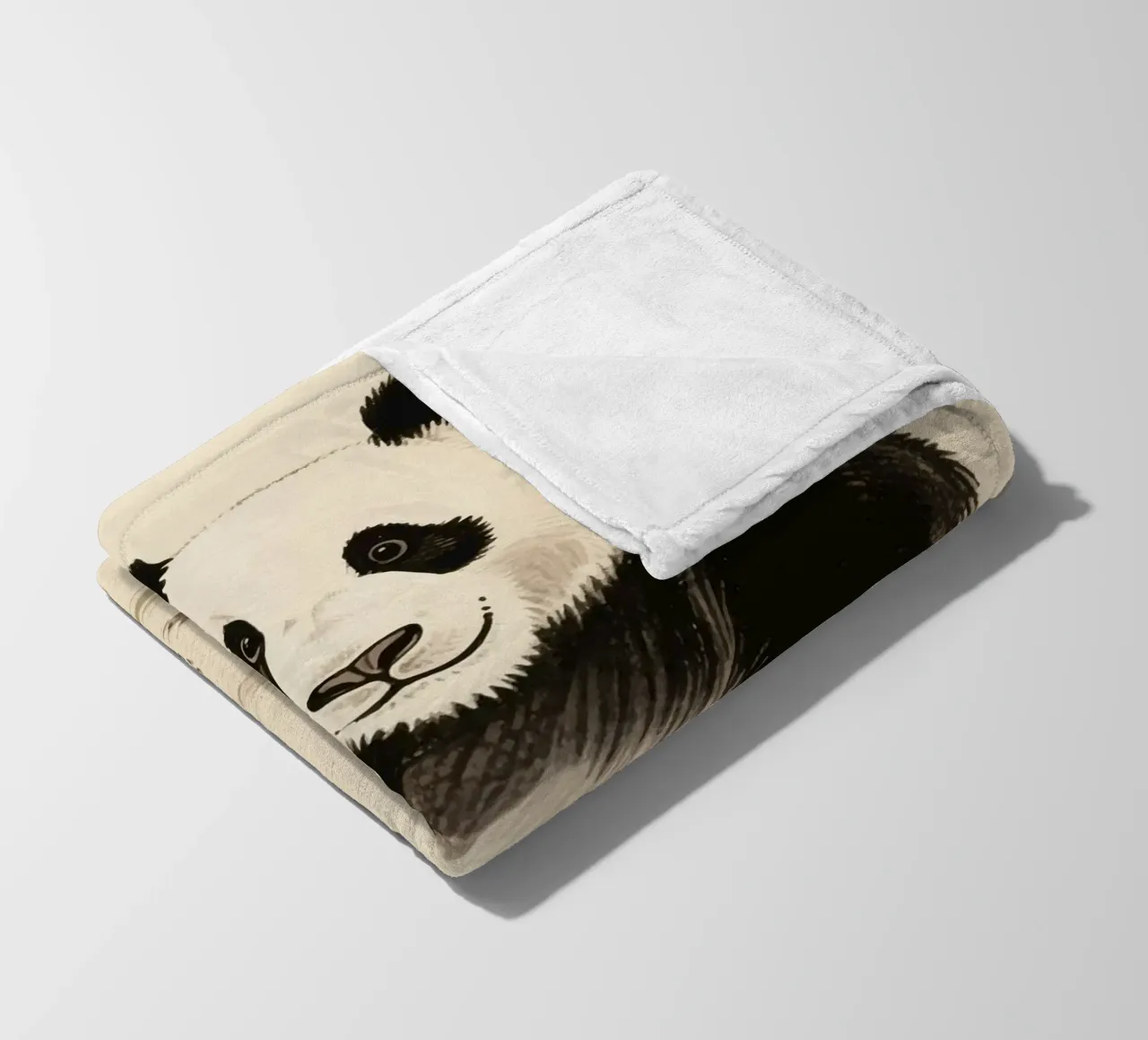 Panda Fleecedecke von knowledge