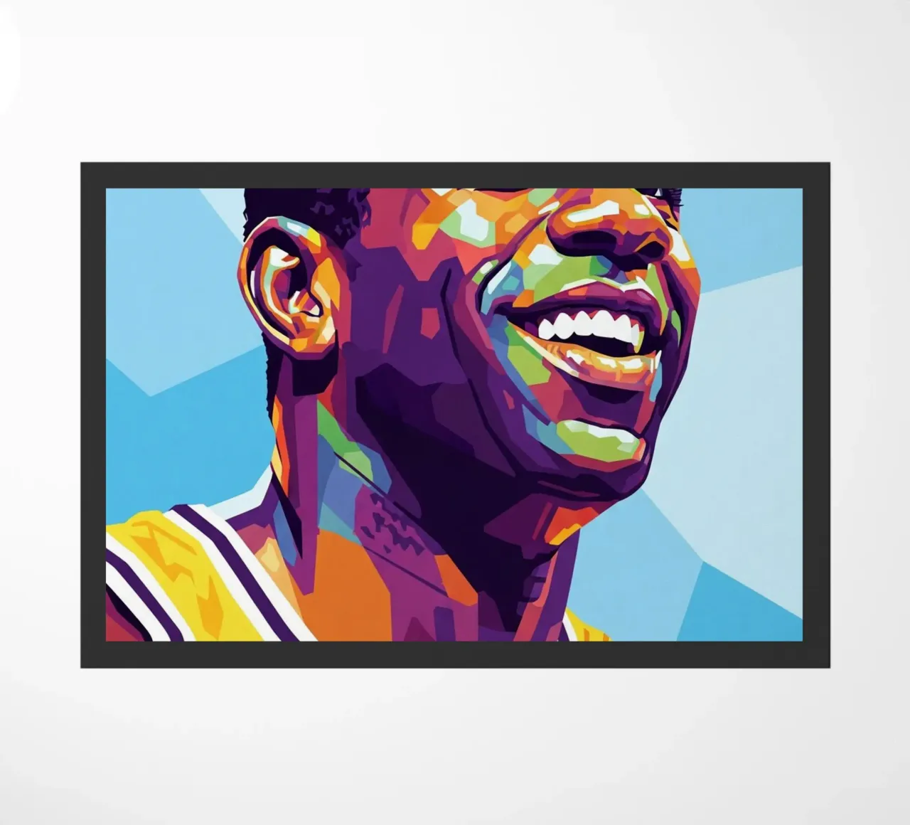 Magic Johnson con il suo iconico sorriso zerbino da Hantamrata