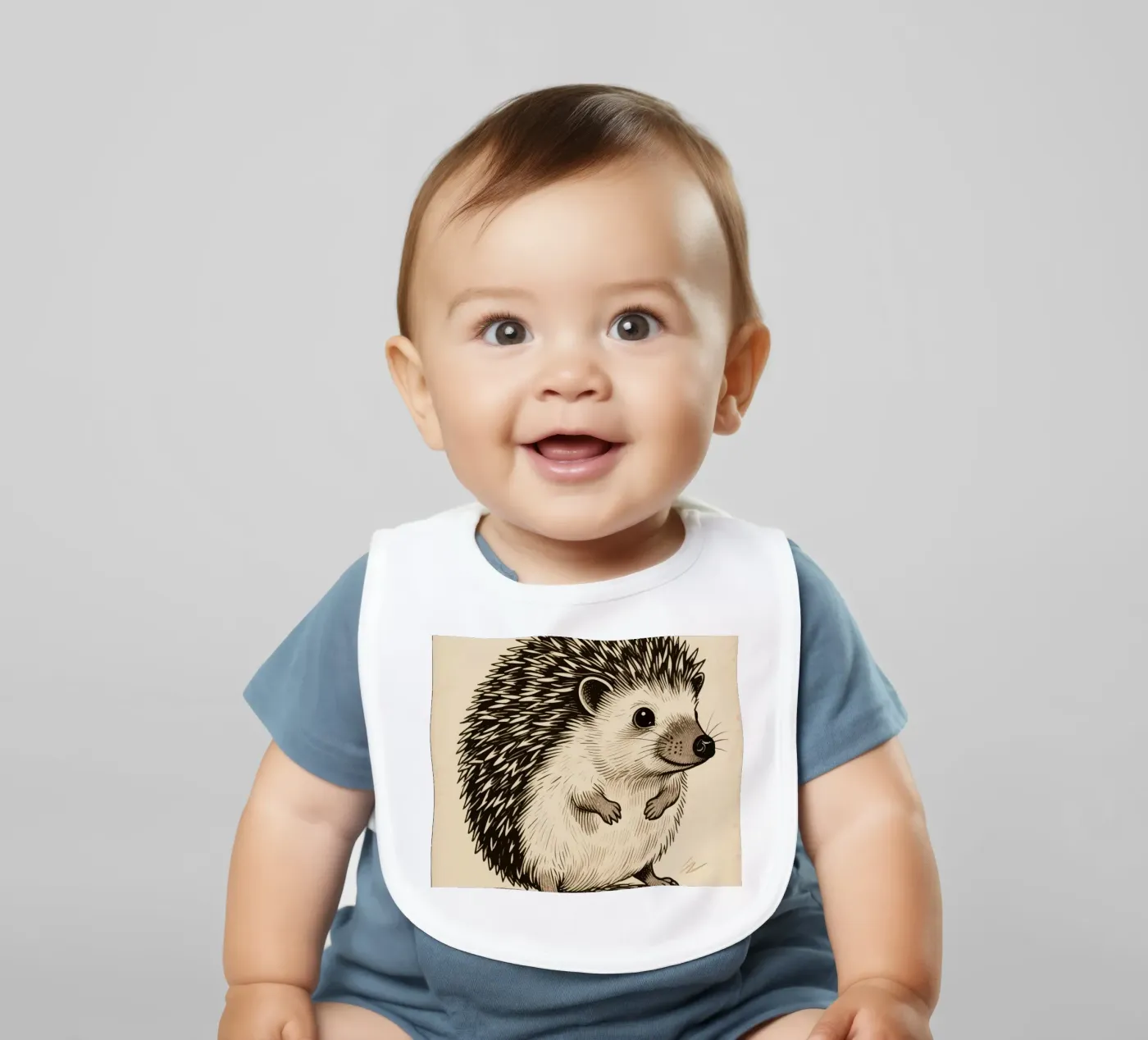 Hedgehog Babylätzchen von knowledge