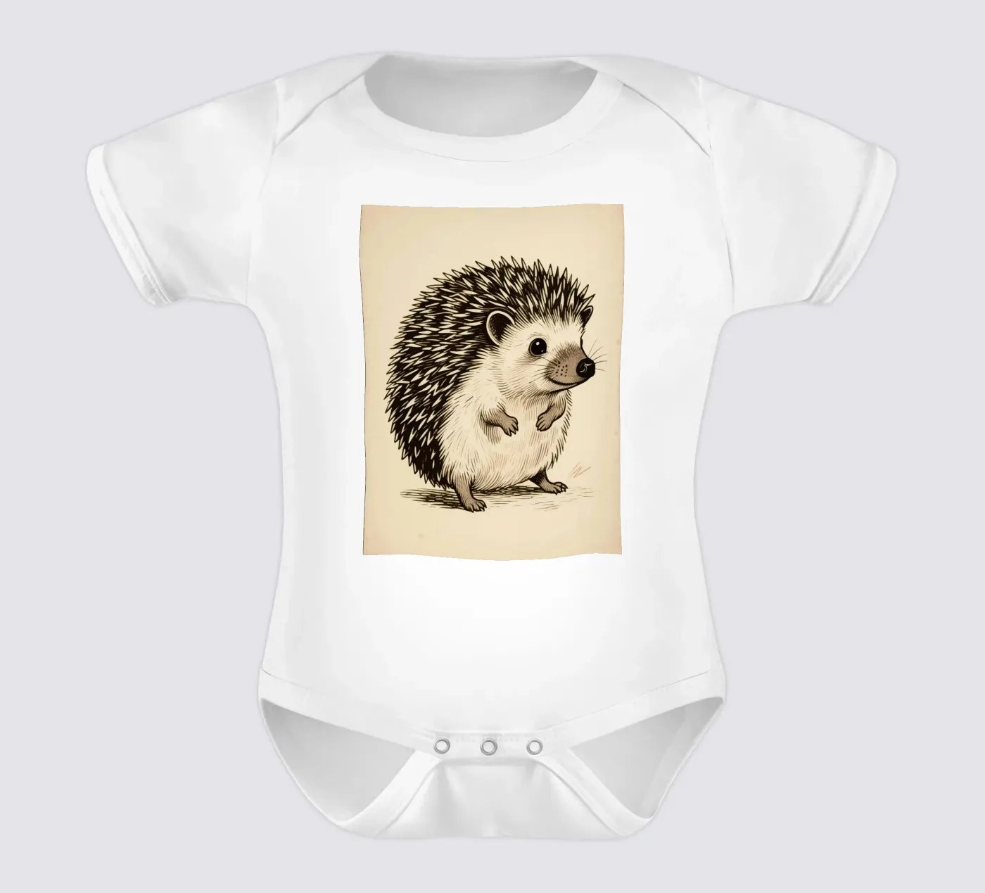 Hedgehog body neonato maniche corte da knowledge