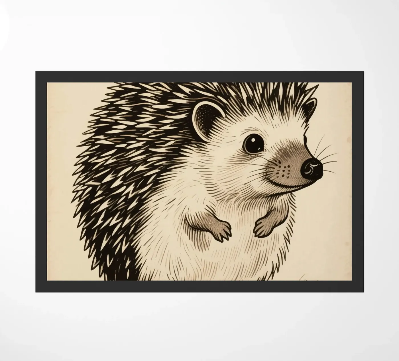 Hedgehog Fußmatte von knowledge