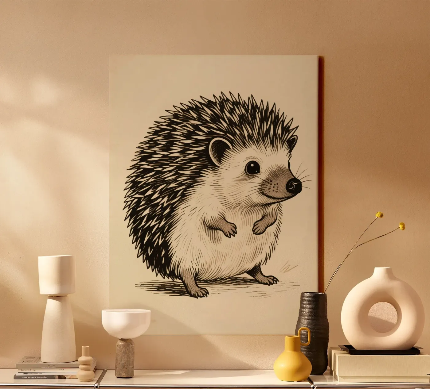 Igel Leinwand von knowledge
