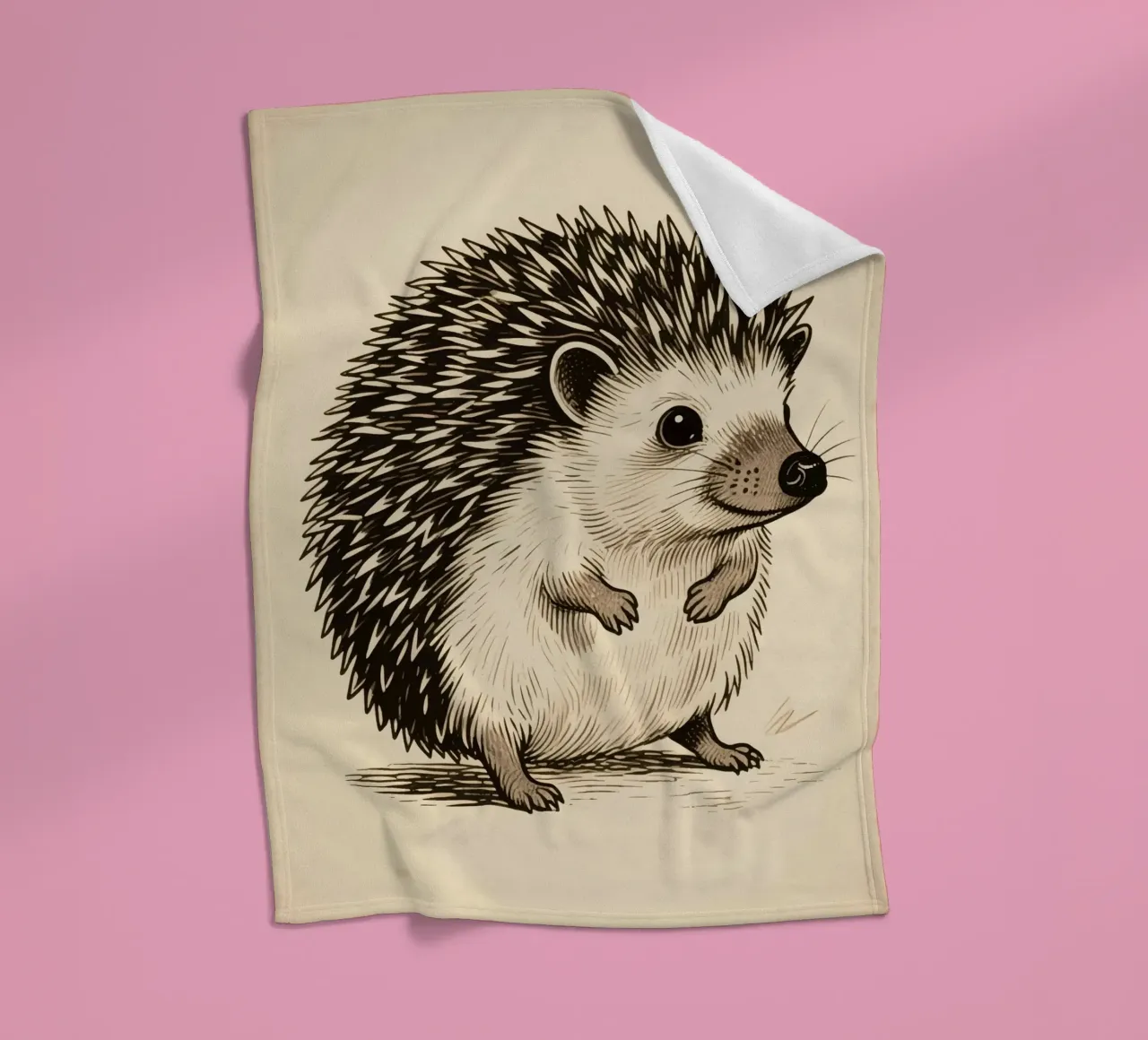 Igel Fleecedecke von knowledge