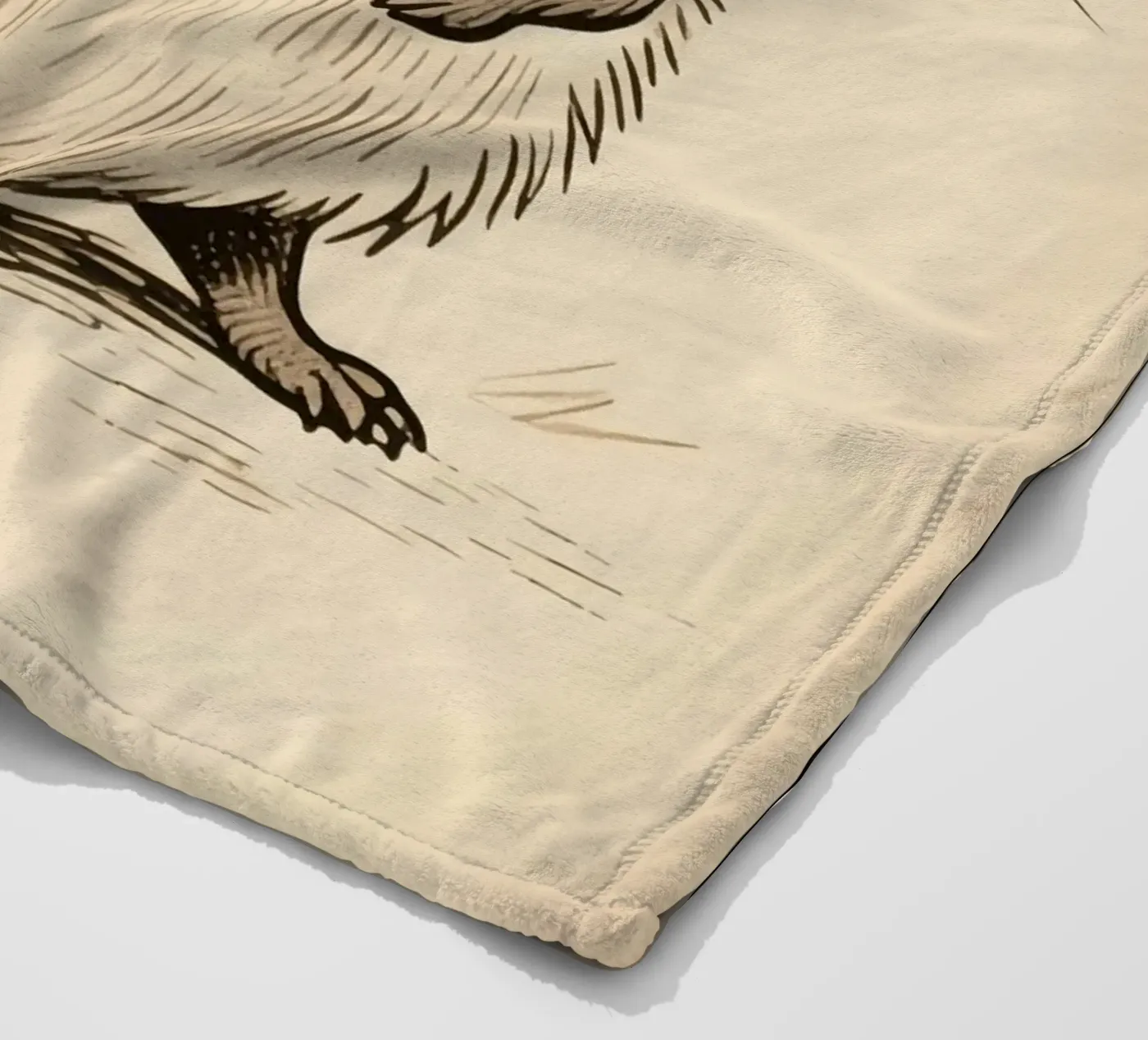 Riccio coperta in pile da knowledge