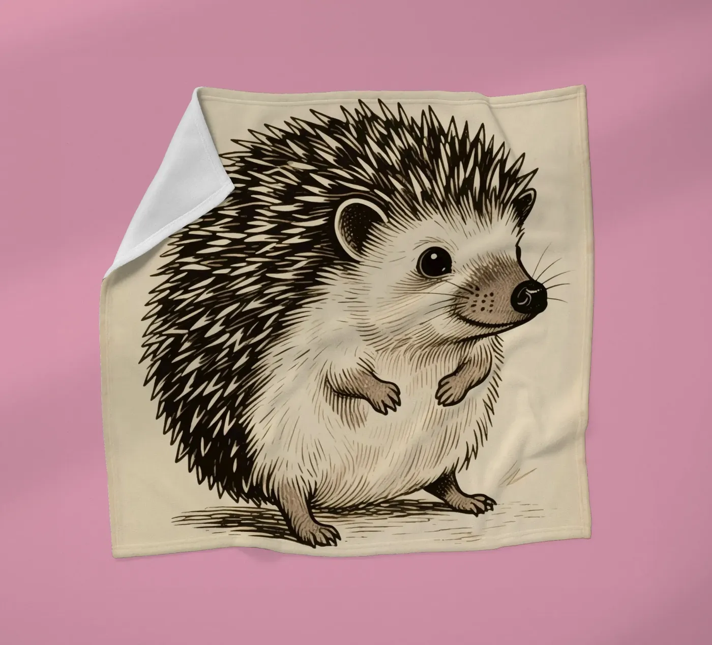 Hedgehog Fleecedecke von knowledge