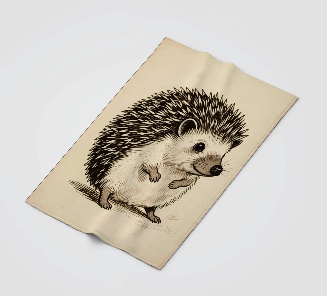 Igel Fleecedecke von knowledge