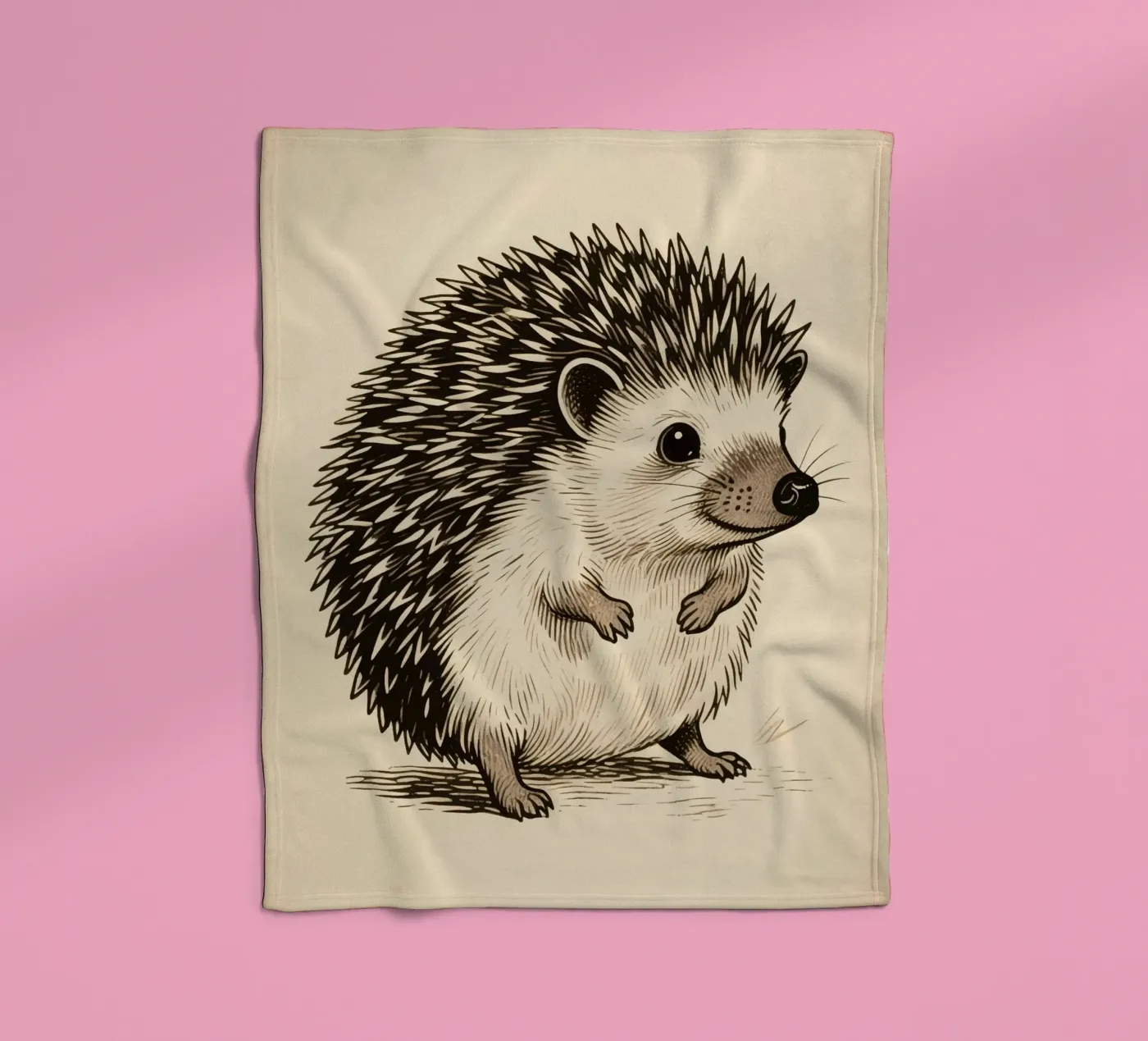 Hedgehog Fleecedecke von knowledge