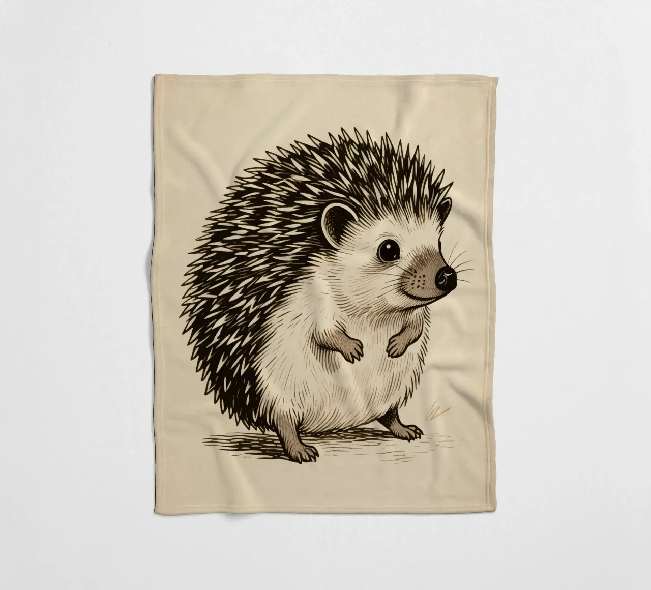 Igel Fleecedecke von knowledge