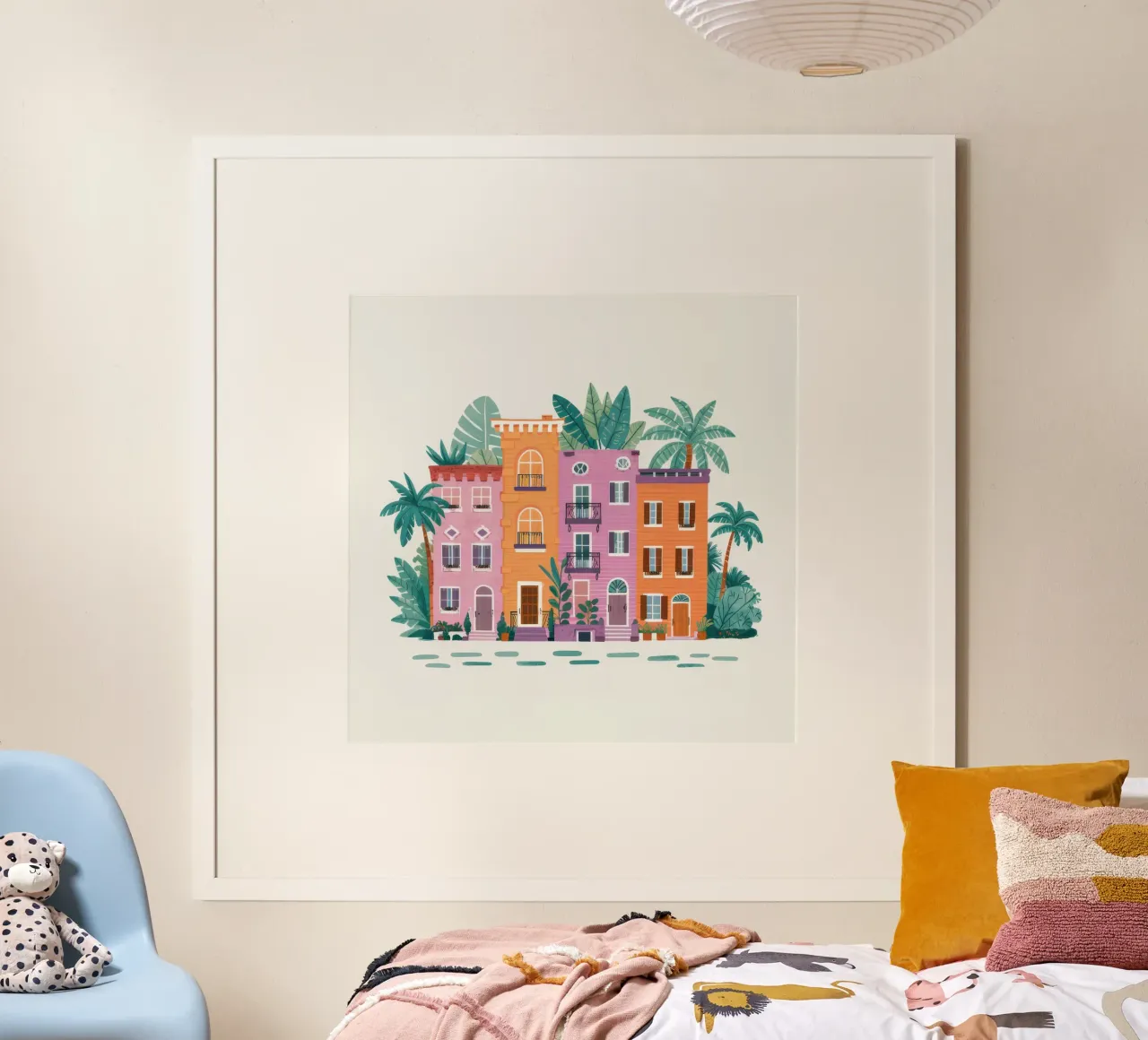 Villa urbana tropicale poster da Enter Bloom