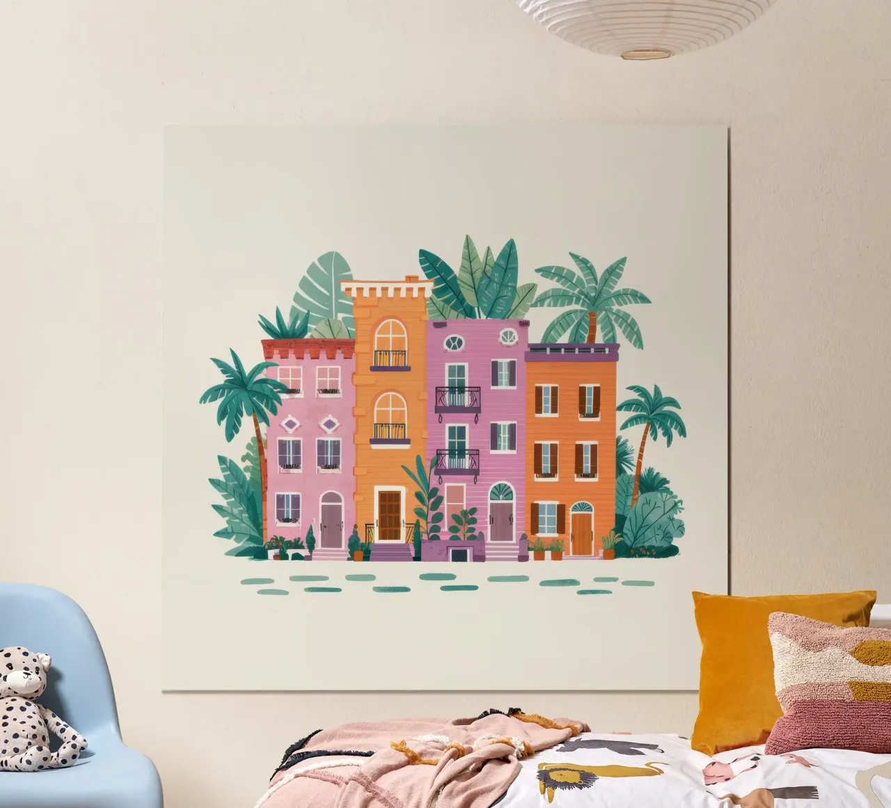 Villa urbana tropicale poster da Enter Bloom