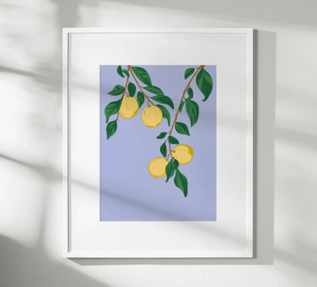 Lavendel-Zitrone Wiegenlied Poster von Sure Paint