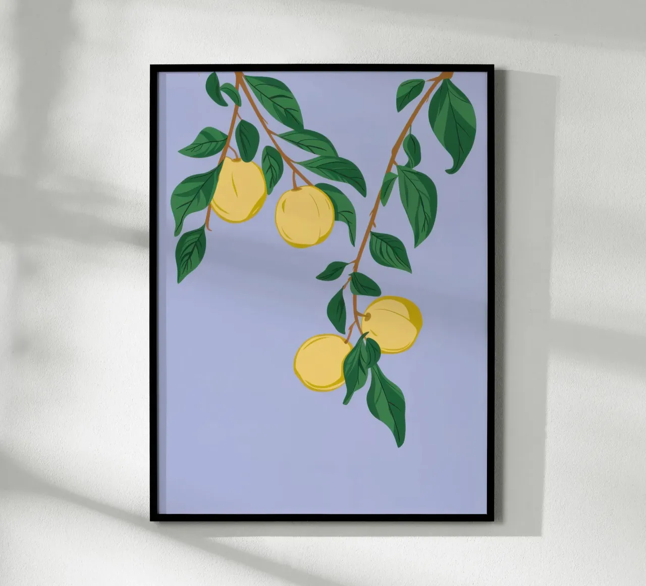 Lavendel-Zitrone Wiegenlied Poster von Sure Paint