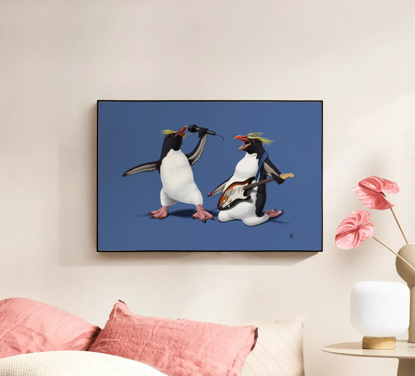Rock (Coloured) plexiglas de Rob Art | Illustration