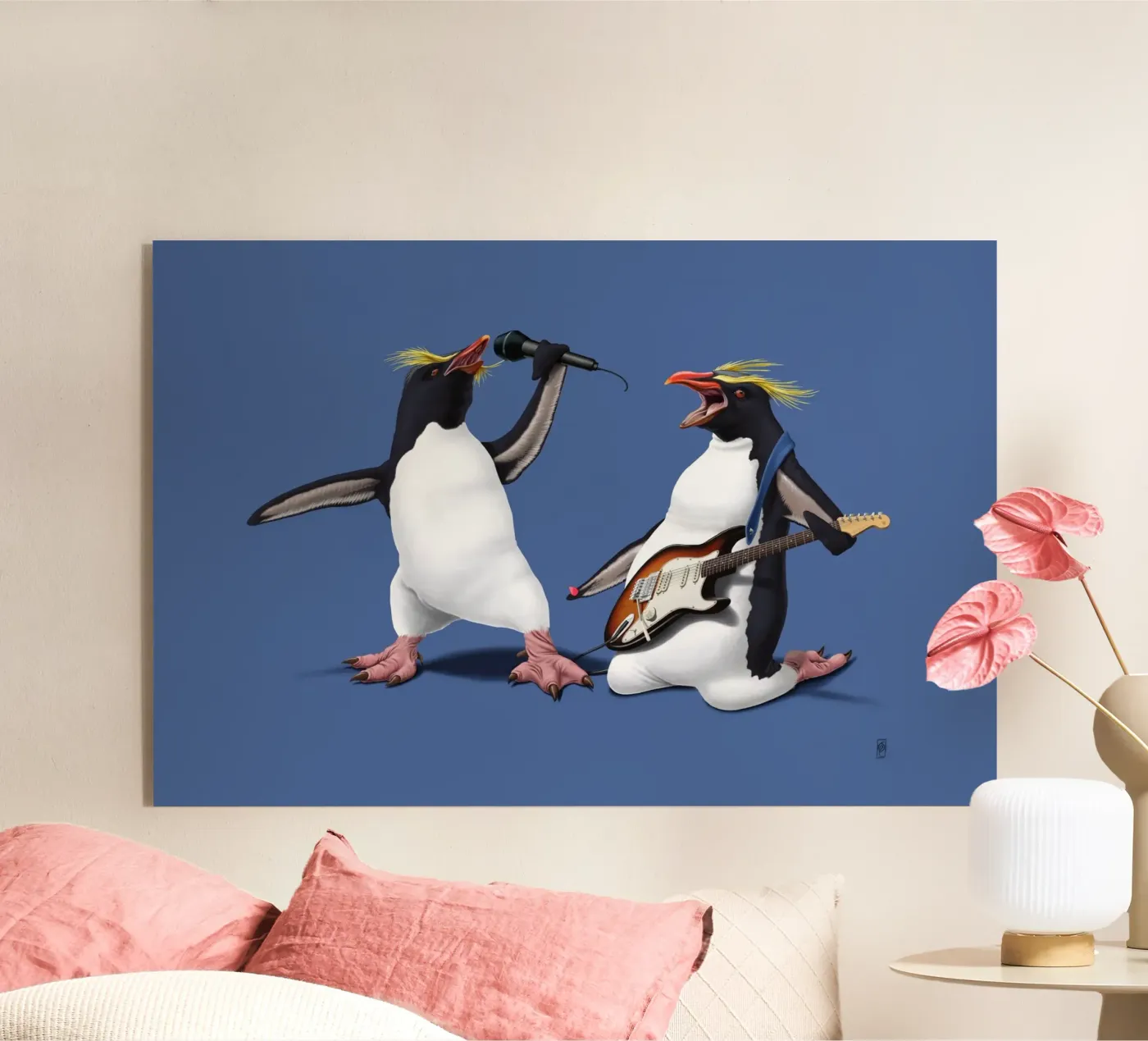 Rock (Coloured) plexiglas de Rob Art | Illustration