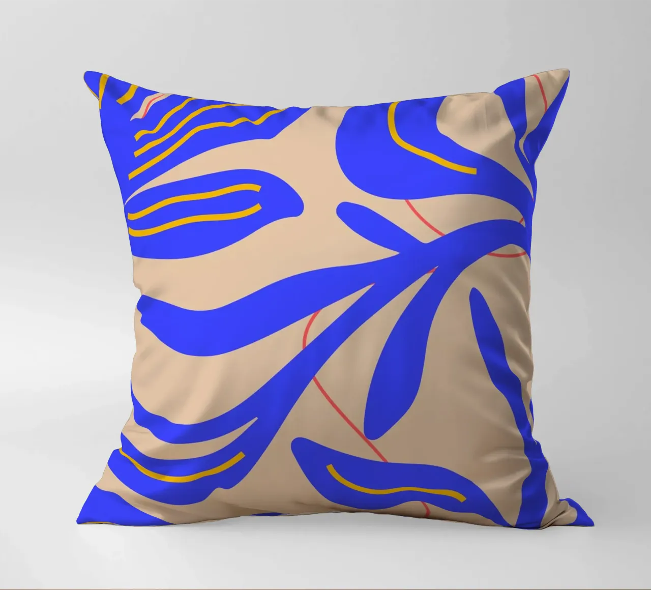 Abstract Leaf & Flower Art Print | Botanical  | Modern cojín de PrintCessStudio