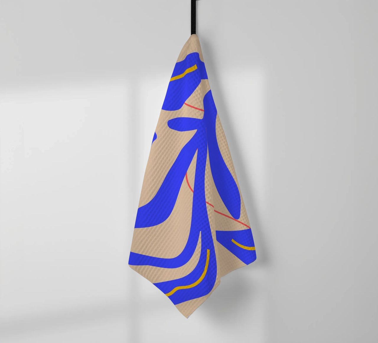 Abstract Leaf & Flower Art Print | Botanical  | Modern canovaccio da cucina da PrintCessStudio