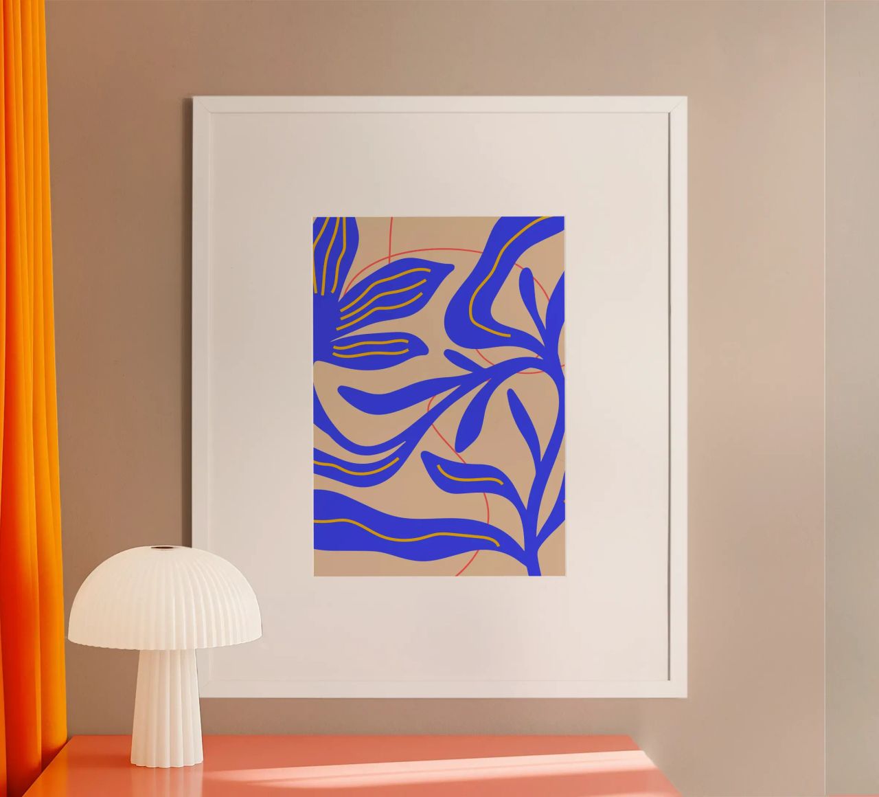 Abstract Leaf & Flower Art Print | Botanical  | Modern carta hahnemühle da PrintCessStudio