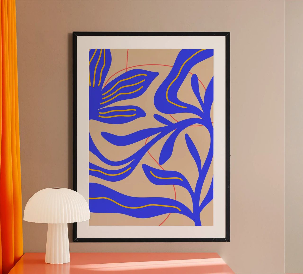 Abstract Leaf & Flower Art Print | Botanical  | Modern carta hahnemühle da PrintCessStudio