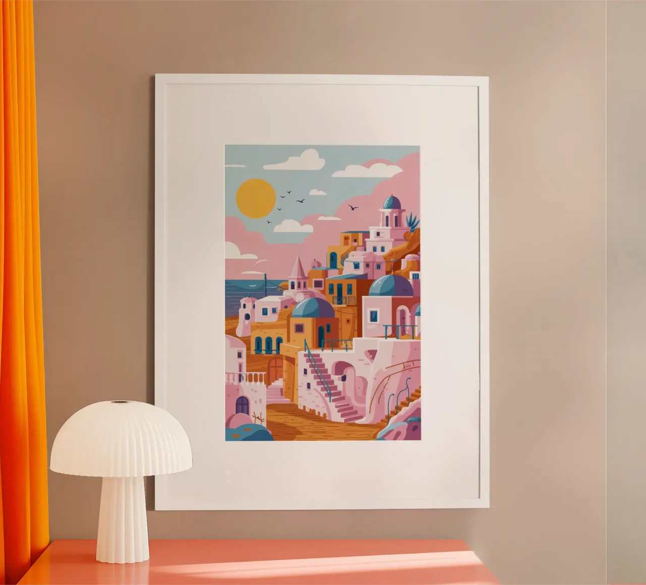 Sogno giocoso di Grecian Daydream poster da Orchid Patina