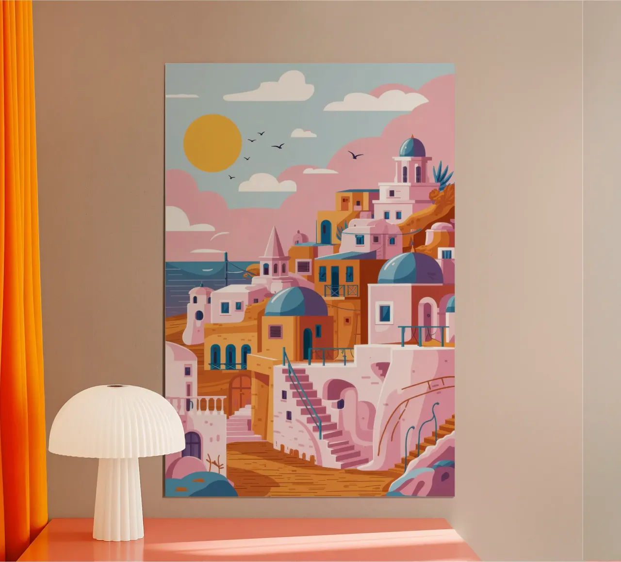 Sogno giocoso di Grecian Daydream poster da Orchid Patina