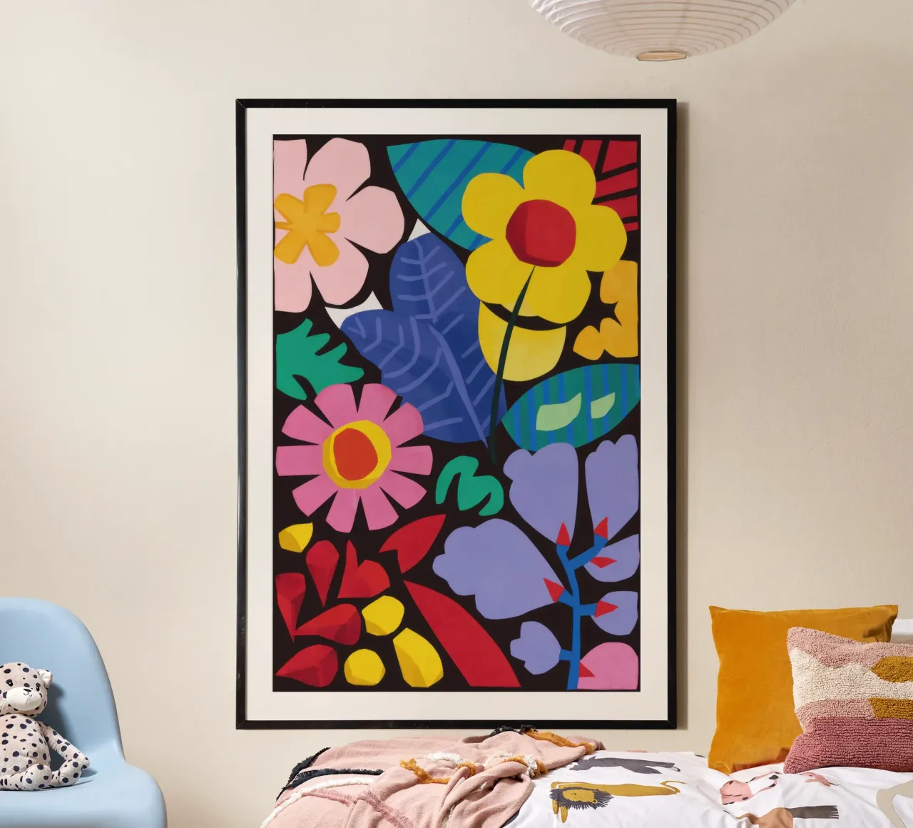 Arte popolare in fiore poster da Echo Saber