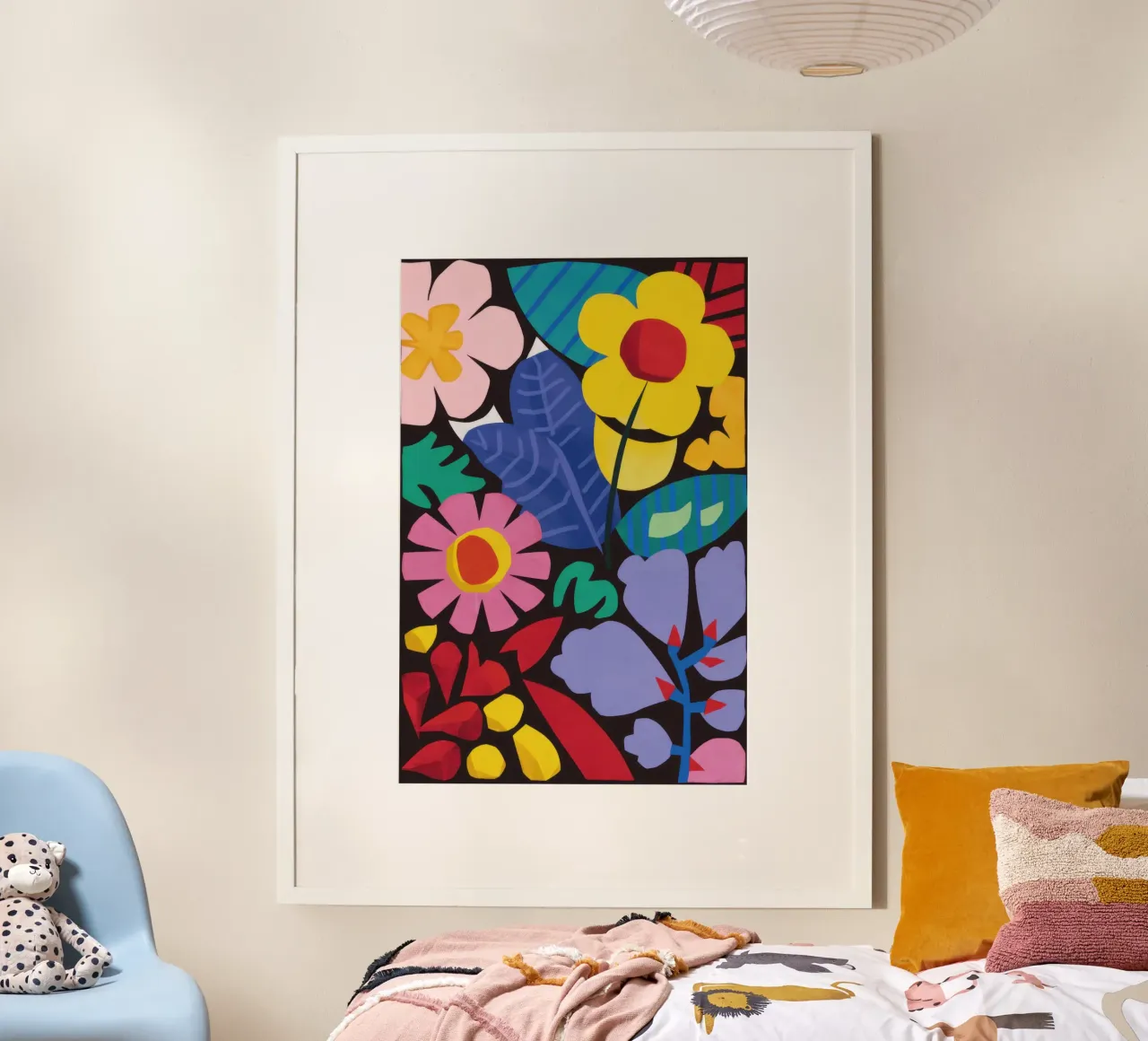 Arte popolare in fiore poster da Echo Saber