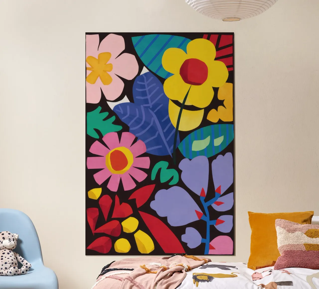 Arte popolare in fiore poster da Echo Saber