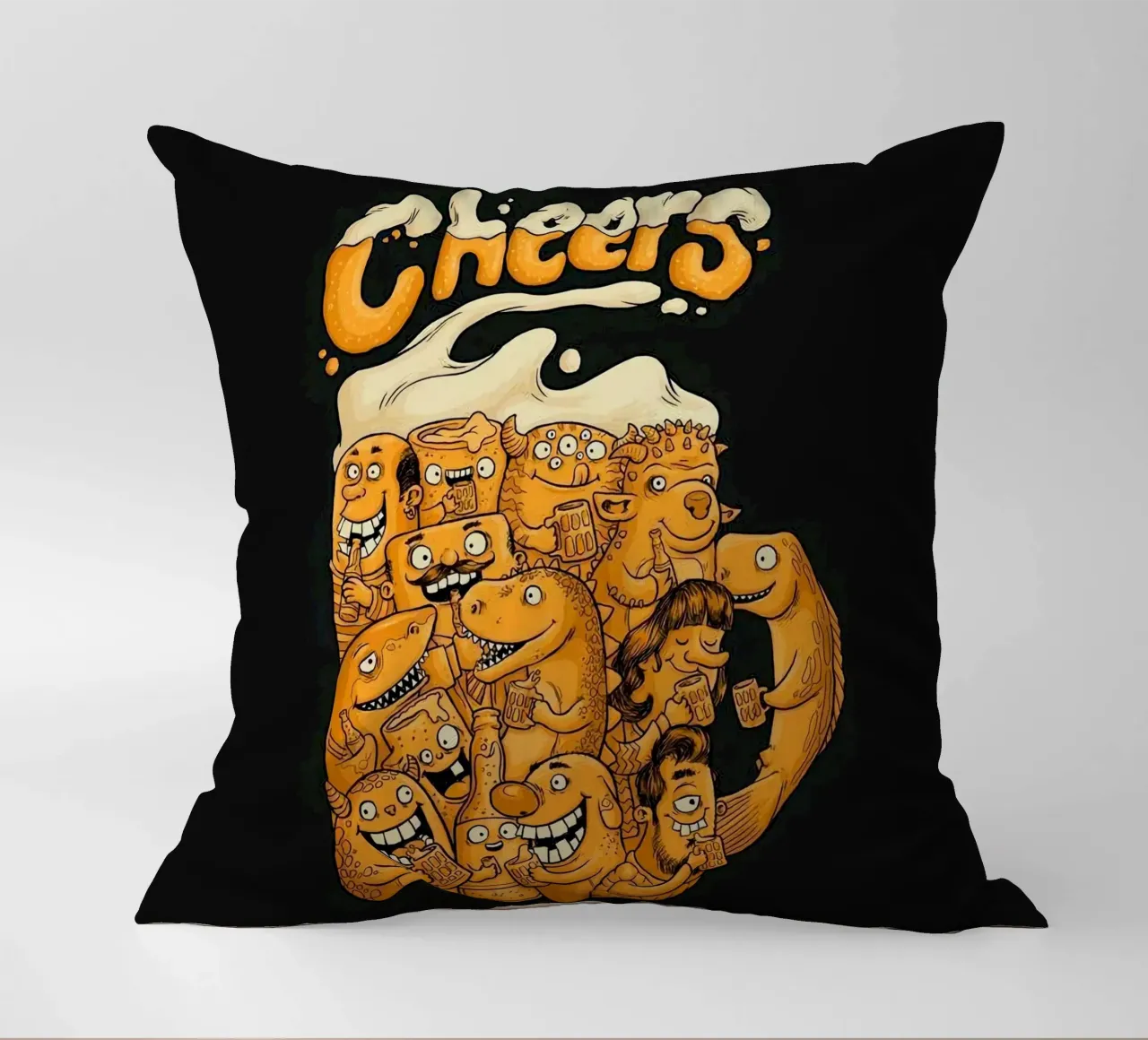 shape funny beer cuscino da comura