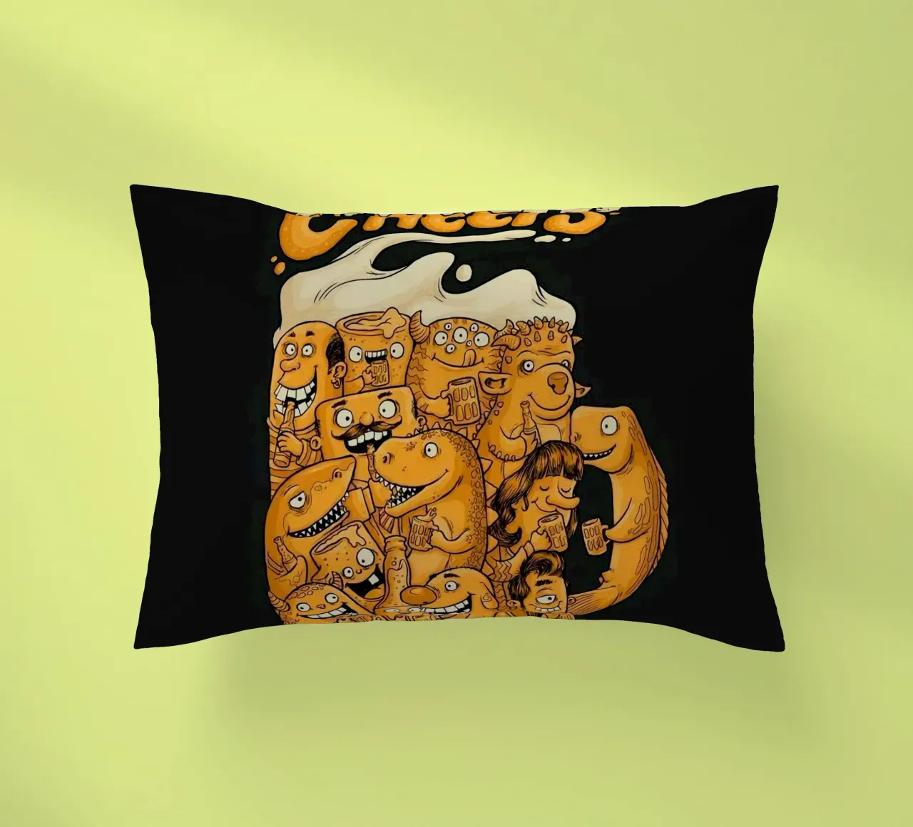 shape funny beer cuscino da comura