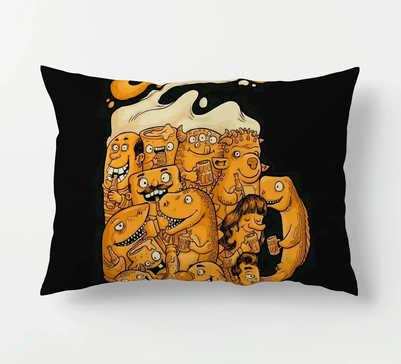 shape funny beer cuscino da comura