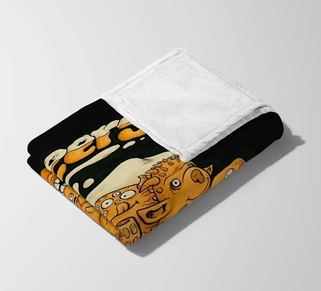 shape funny beer coperta in pile da comura