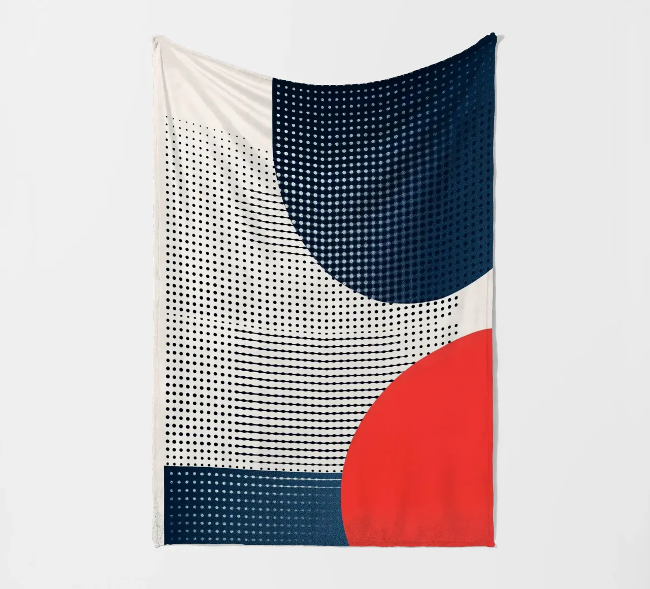 dot circle color shape coperta in pile da comura