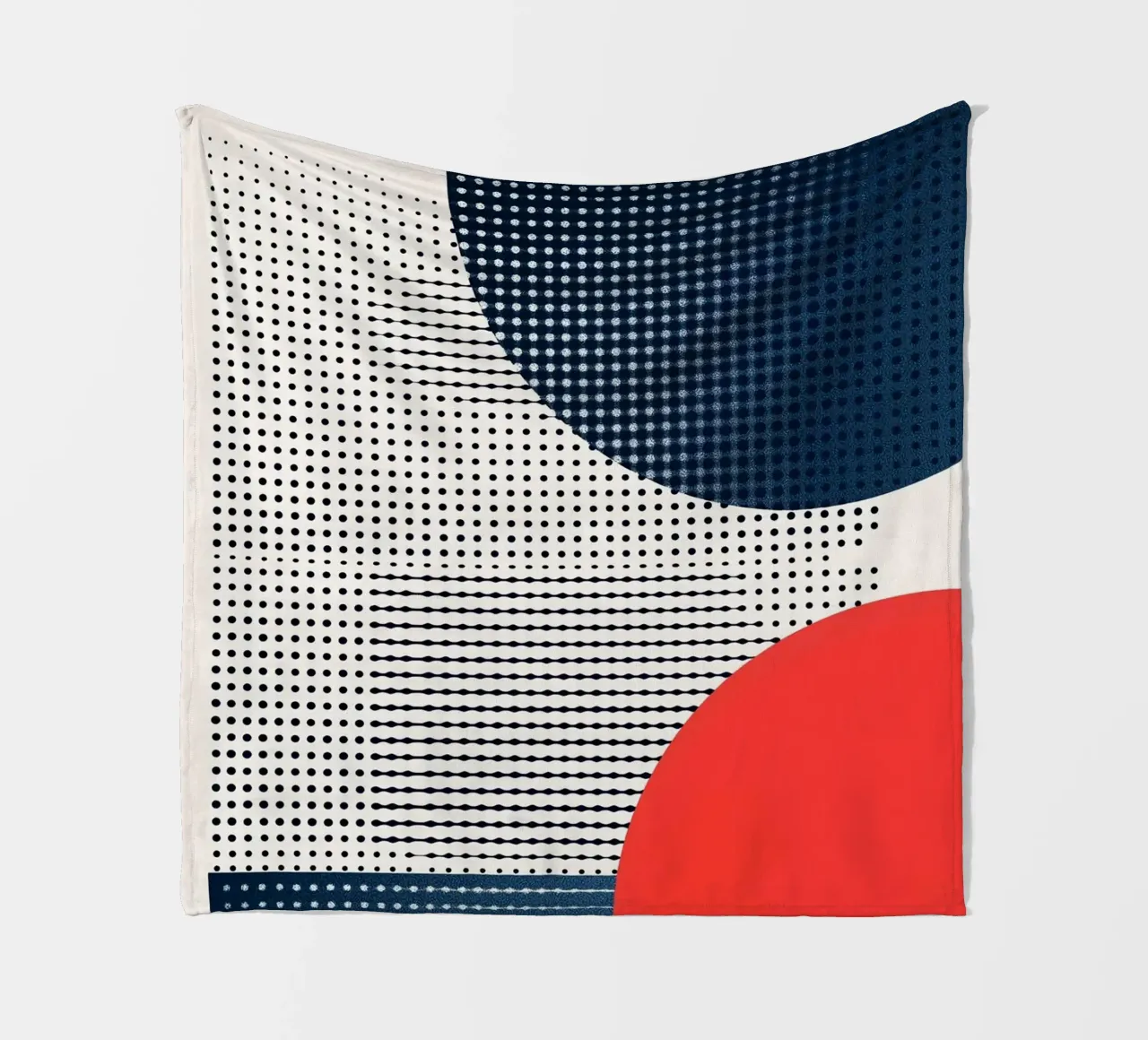 dot circle color shape coperta in pile da comura