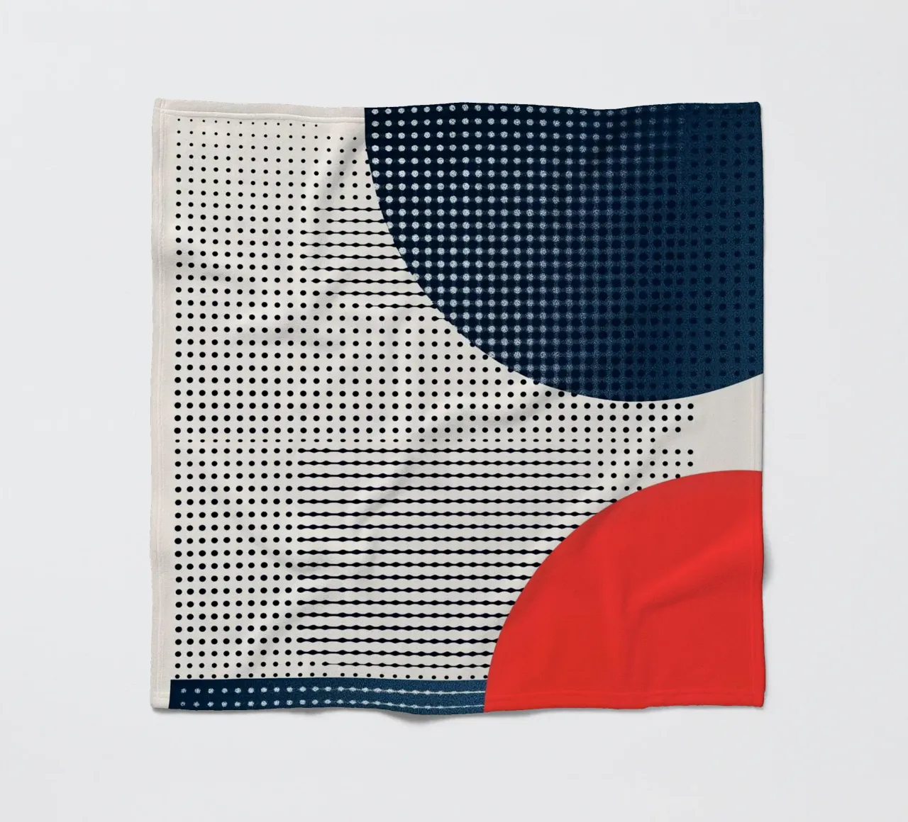 dot circle color shape coperta in pile da comura