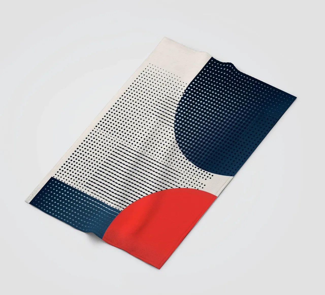 dot circle color shape coperta in pile da comura
