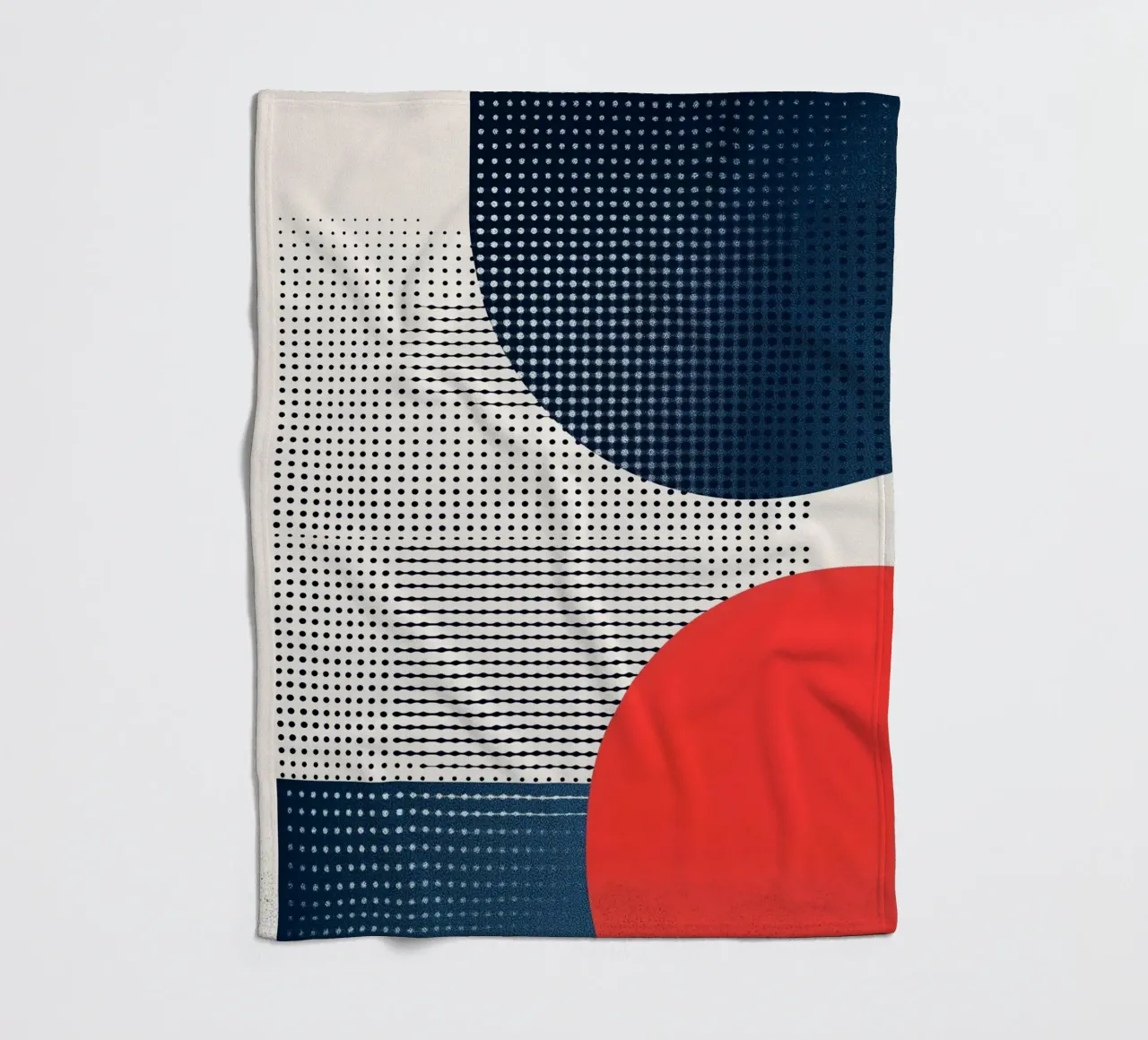 dot circle color shape coperta in pile da comura